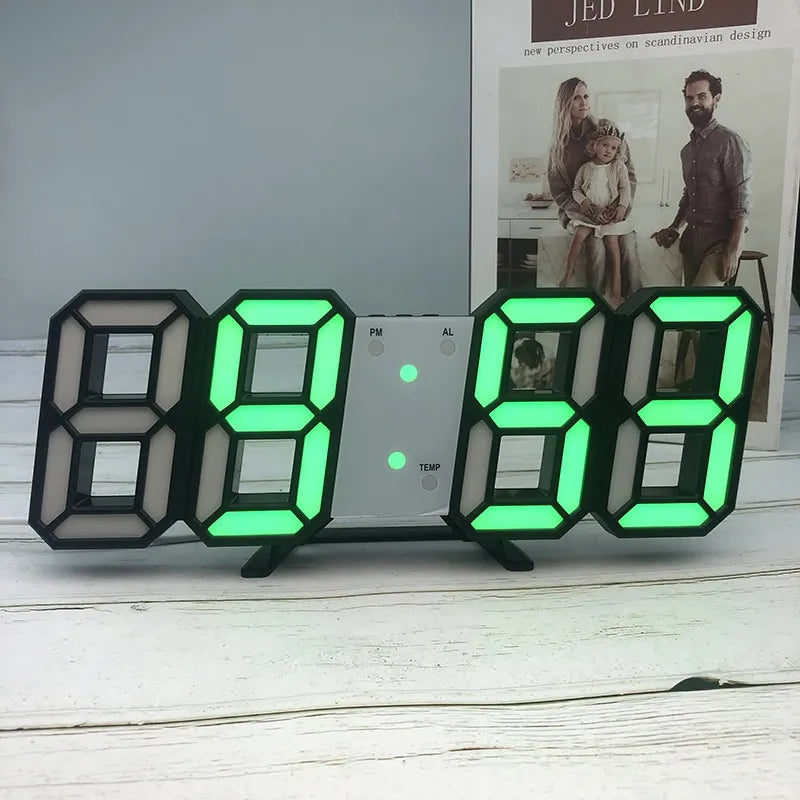 Modern Digital Wall Clock