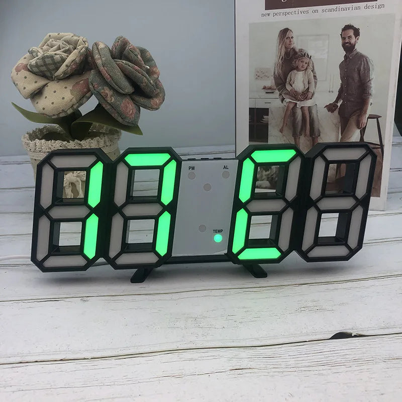 Modern Digital Wall Clock