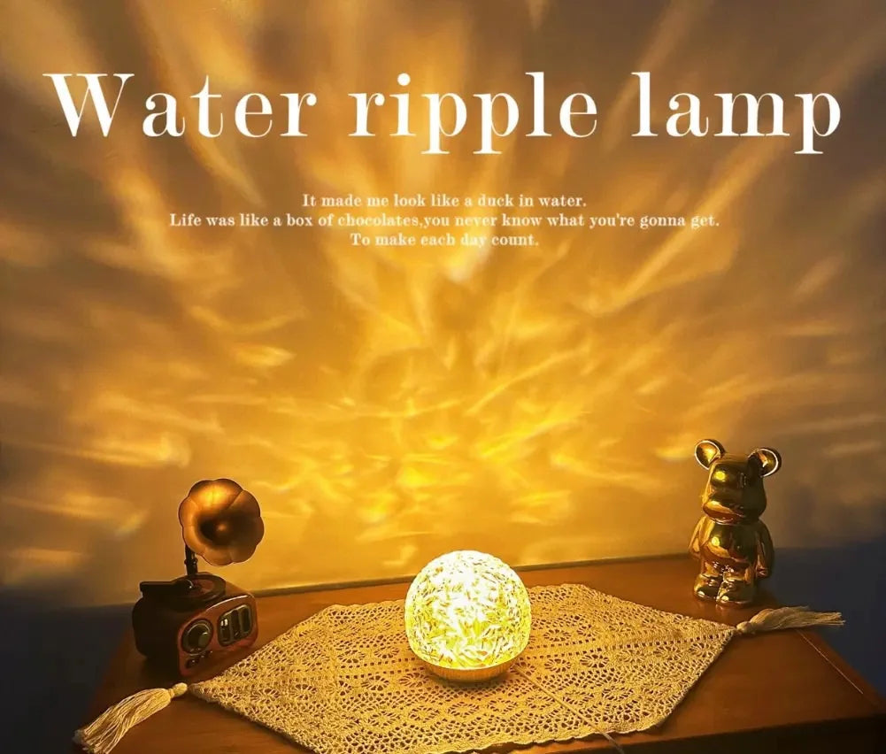 Water Ripple Night Light Lamp