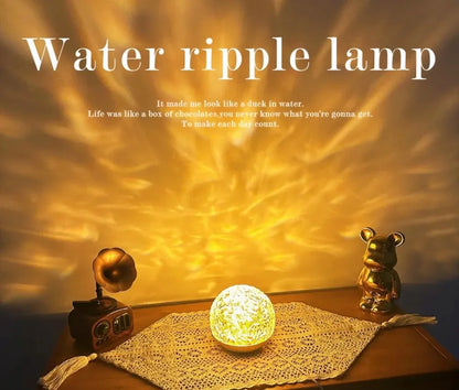 Water Ripple Night Light Lamp